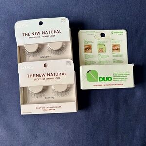 NWT Kiss Natural lash and Duo glue bundle